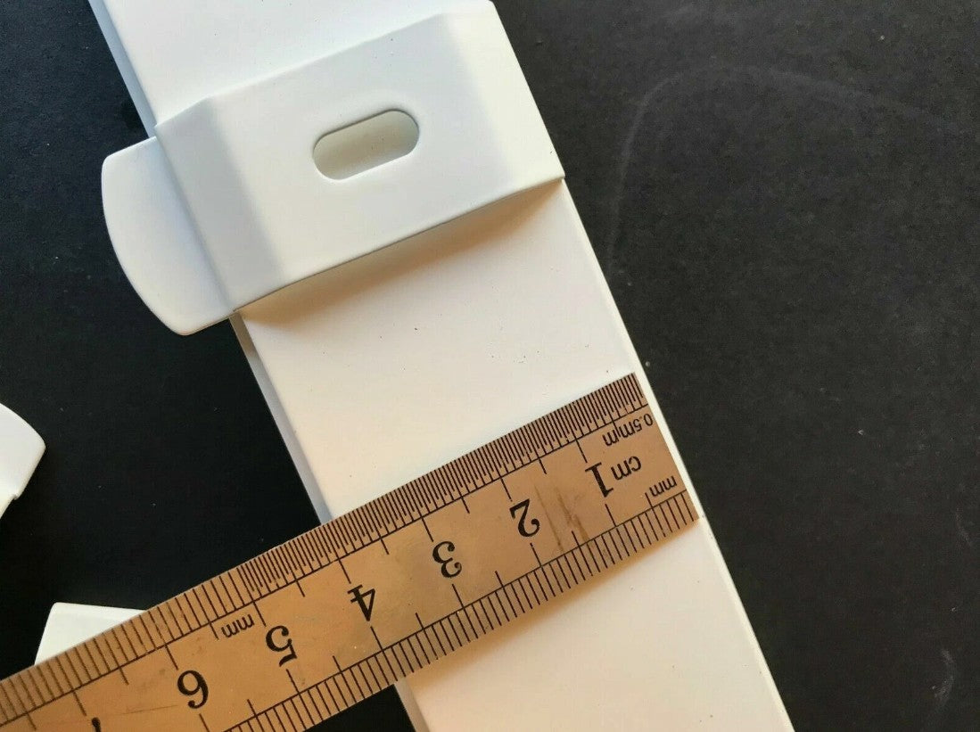 Vertical Blind Top Fix Brackets / Clips – 39mm & 40mm Headrail Tracks