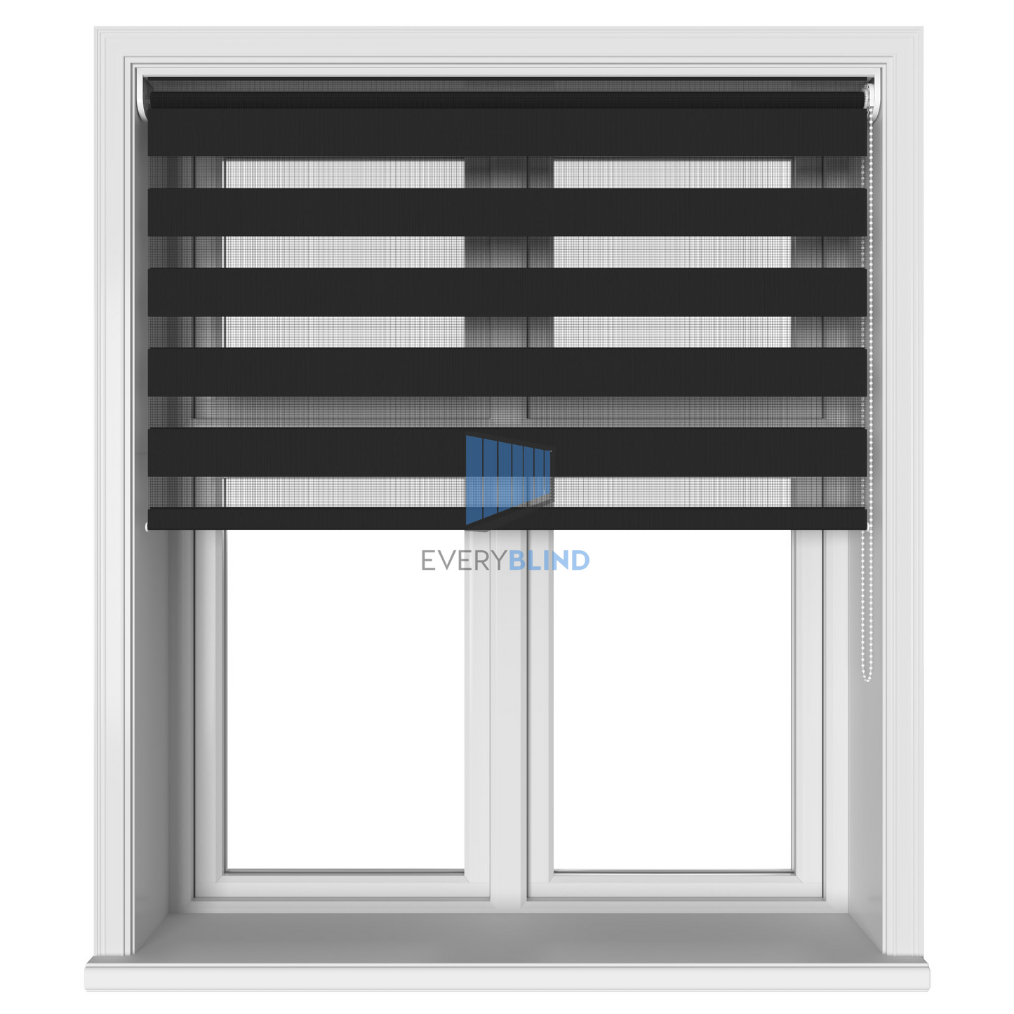Striped Midnight Filter Blinds