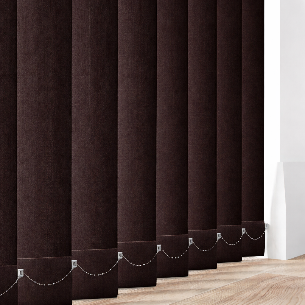Aqualush Coffee - 89mm Vertical Blind Slats