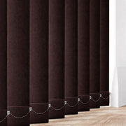 Aqualush Coffee - 89mm Vertical Blind Slats