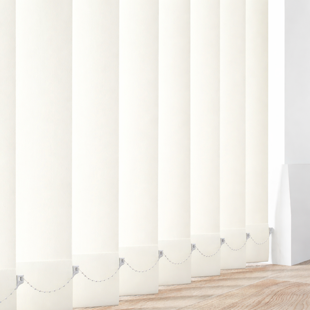 Aqualush Ivory - 89mm Vertical Blind Slats