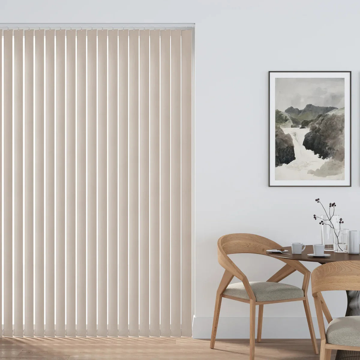 Aqualush Beige - 89mm Vertical Blind Slats