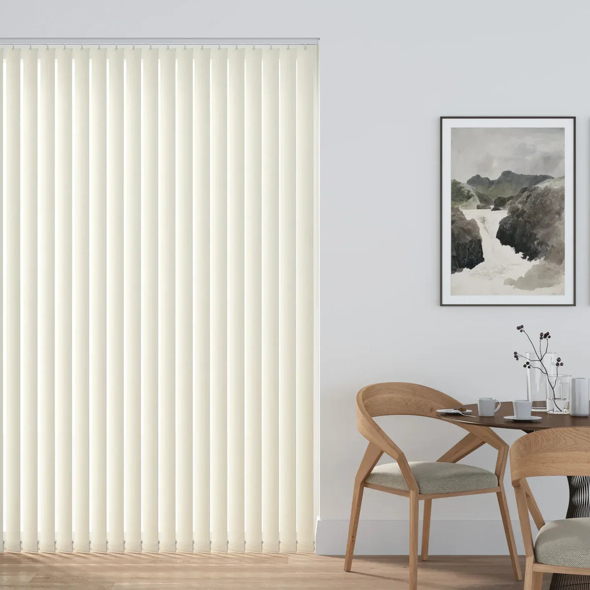 Aqualush Cream - 89mm Vertical Blind Slats