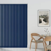 Aqualush Navy PVC Vertical Blind - Made to Measure