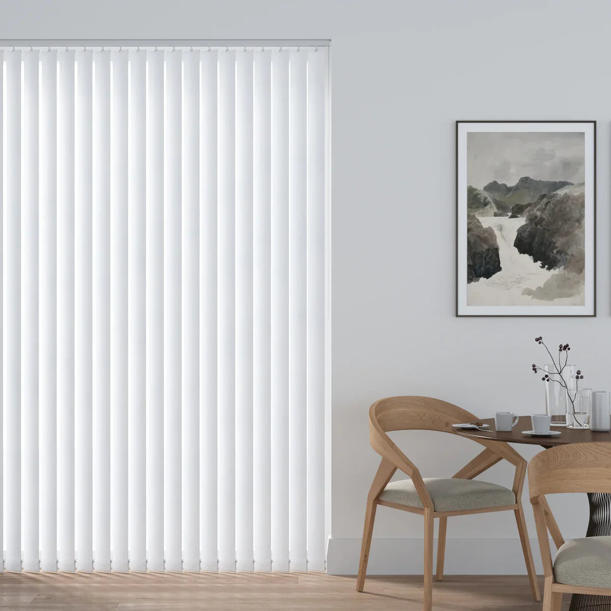 Aqualush White - 89mm Vertical Blind Slats