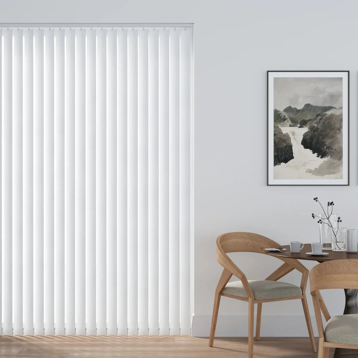 Atlantic White - 89mm Vertical Blind Slats