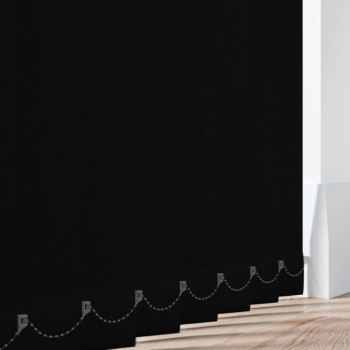 Aqualush Black - 89mm Vertical Blind Slats