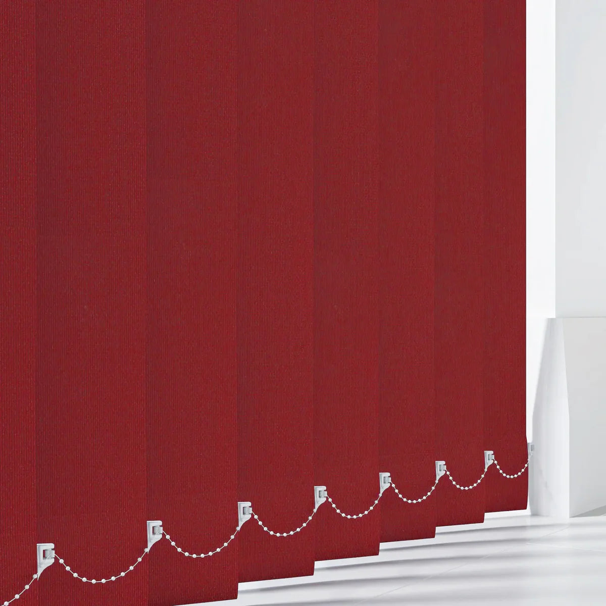 Aqualush Carmine - 89mm Vertical Blind Slats