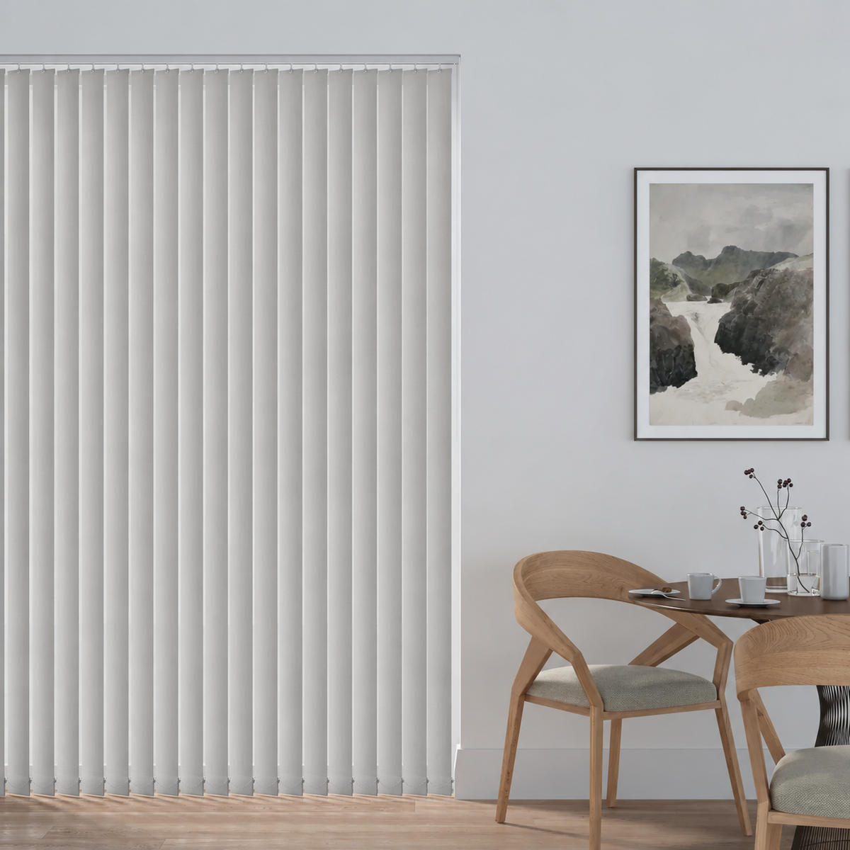 Campden Silver 89mm Replacement Vertical Blind Slats