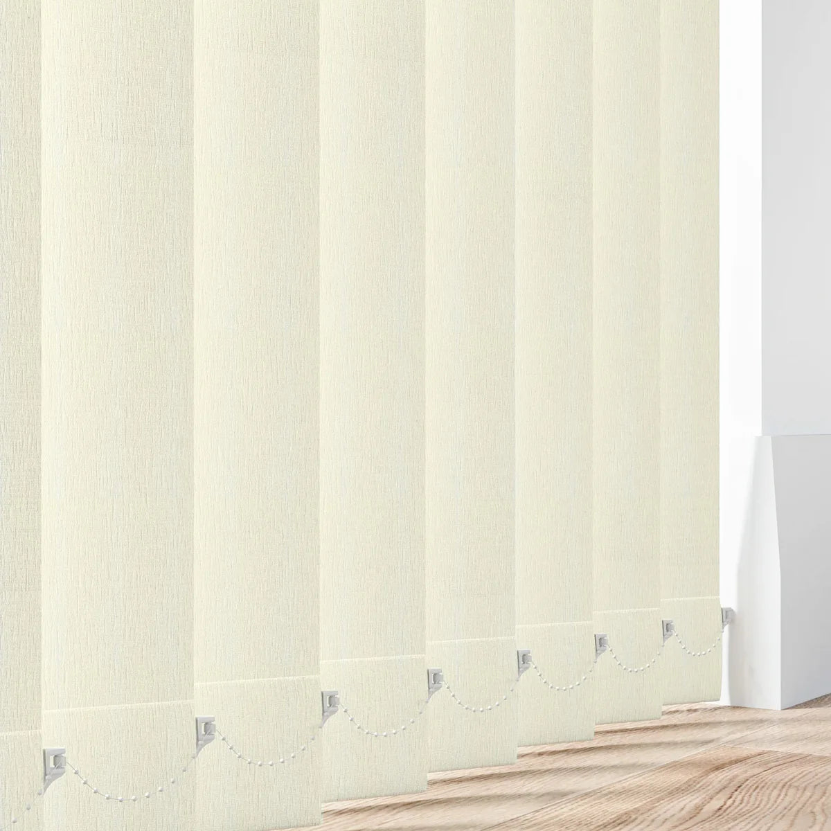 Cloud Cream - 89mm Vertical Blind Slats