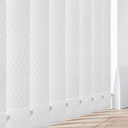 Cross Stitch White - 89mm Vertical Blind Slats