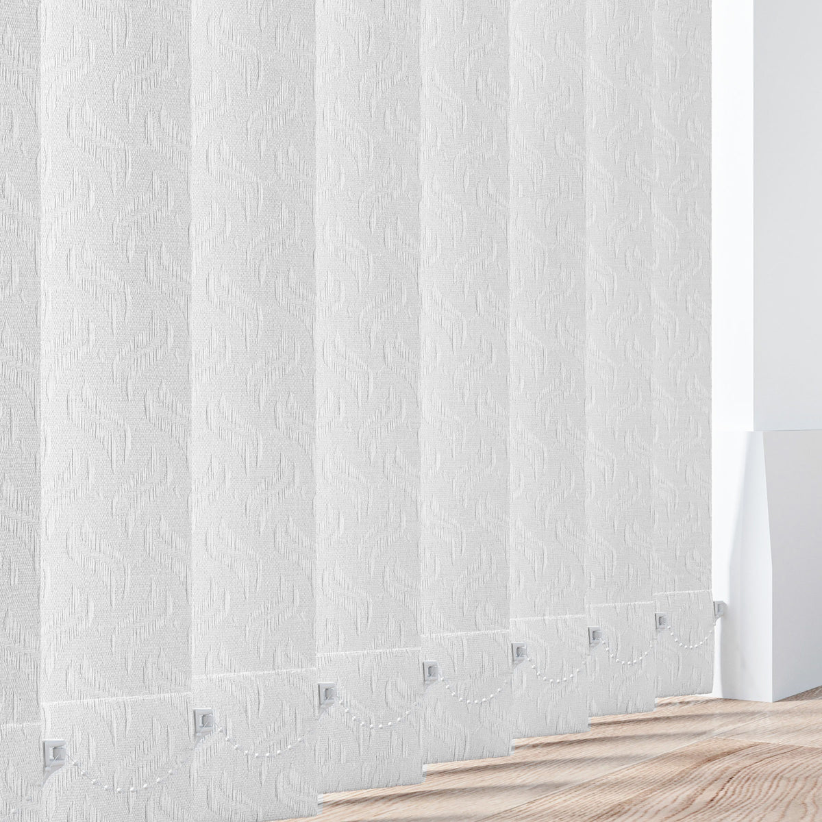 Dolphin White - 89mm Vertical Blind Slats