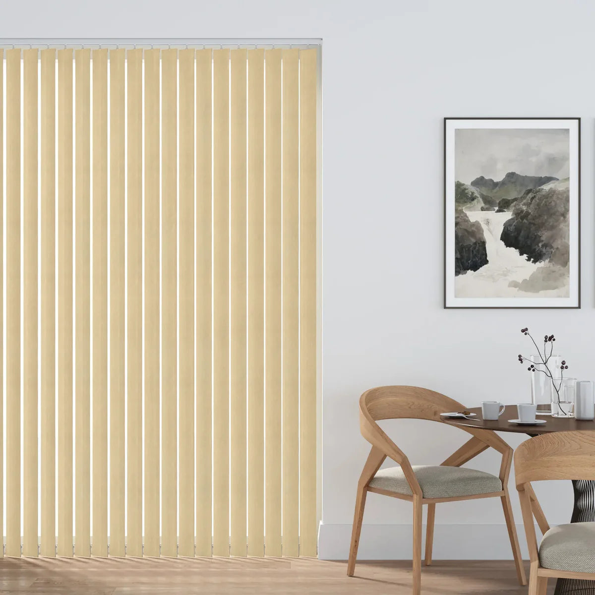 Fabian Beige - 89mm Vertical Blind Slats