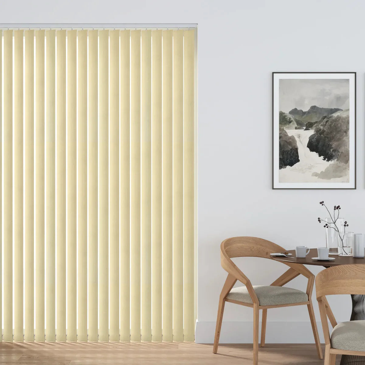 Feather Weave Beige - 89mm Vertical Blind Slats