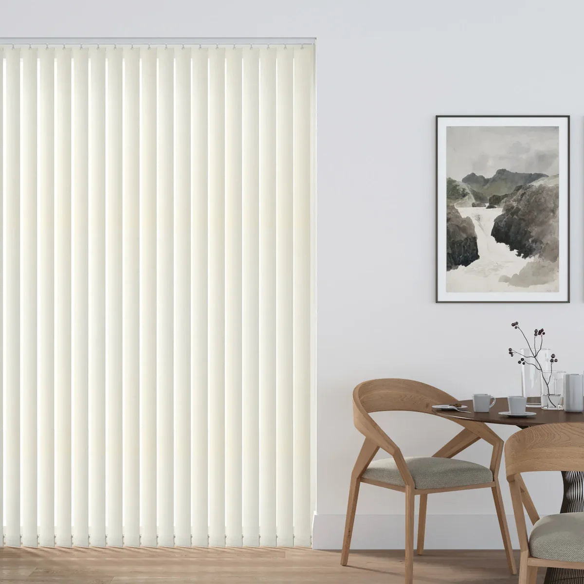 Feather Weave Cream - 89mm Vertical Blind Slats