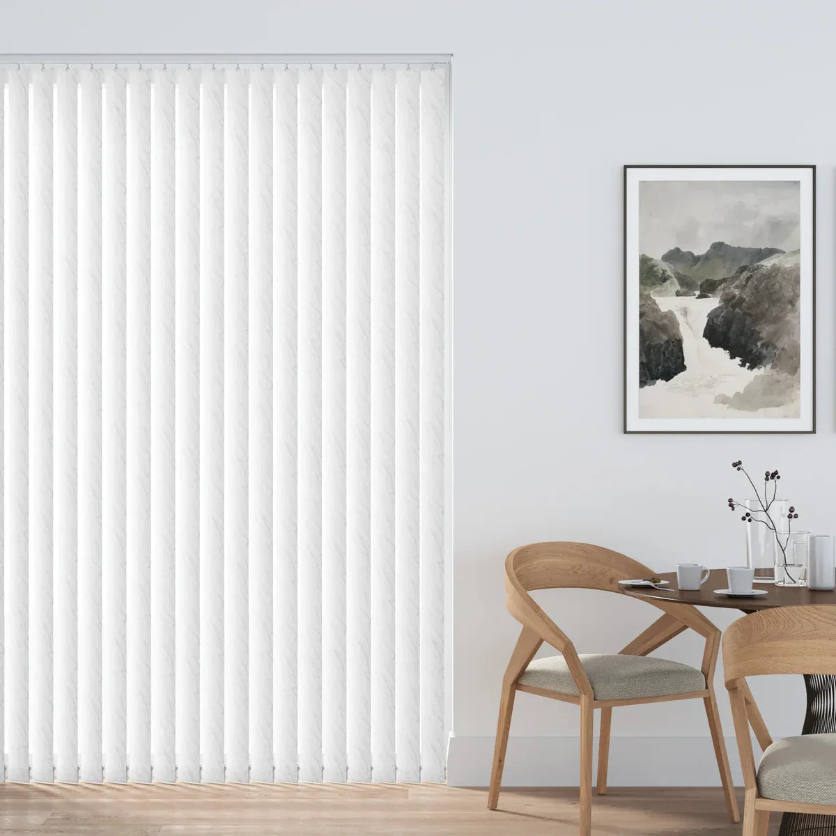 Fiesta White - 89mm Vertical Blind Slats