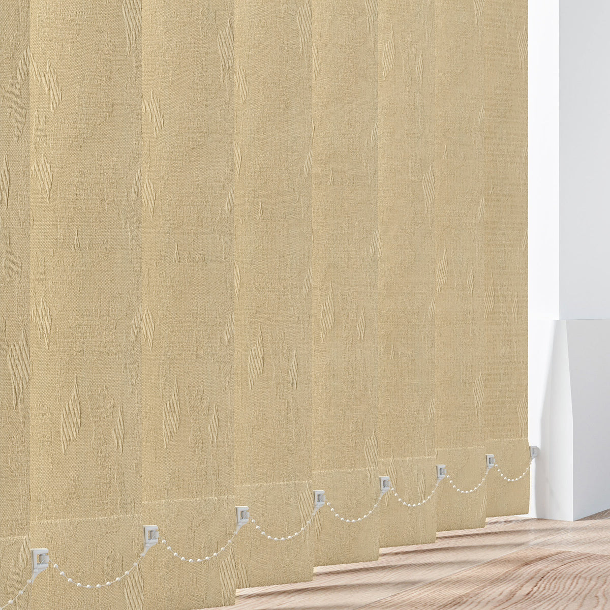 Fabian Beige - 89mm Vertical Blind Slats