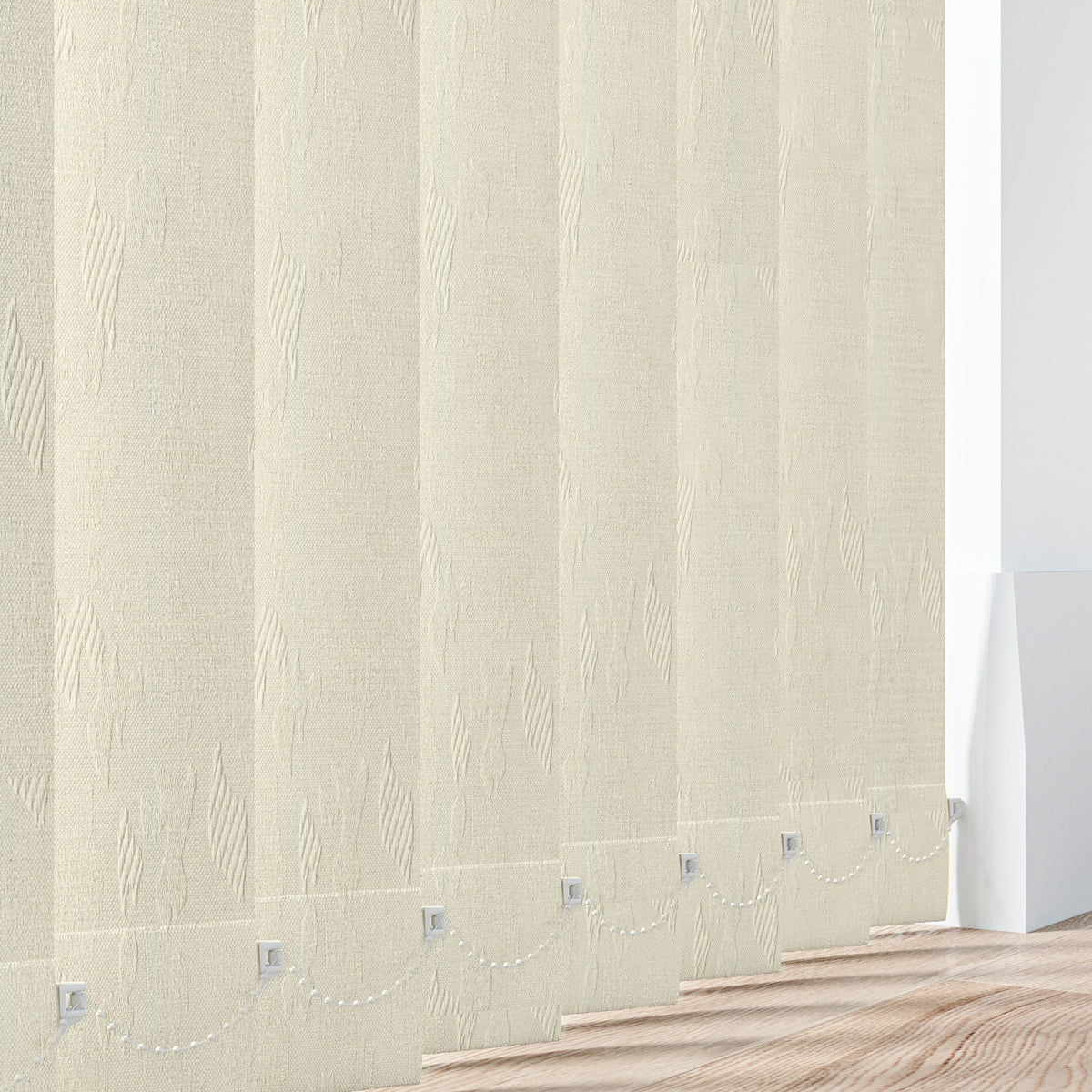 Fabian Cream - 89mm Vertical Blind Slats