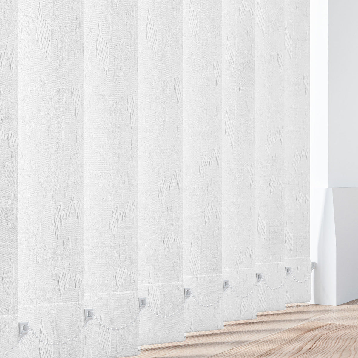 Fabian White - 89mm Vertical Blind Slats