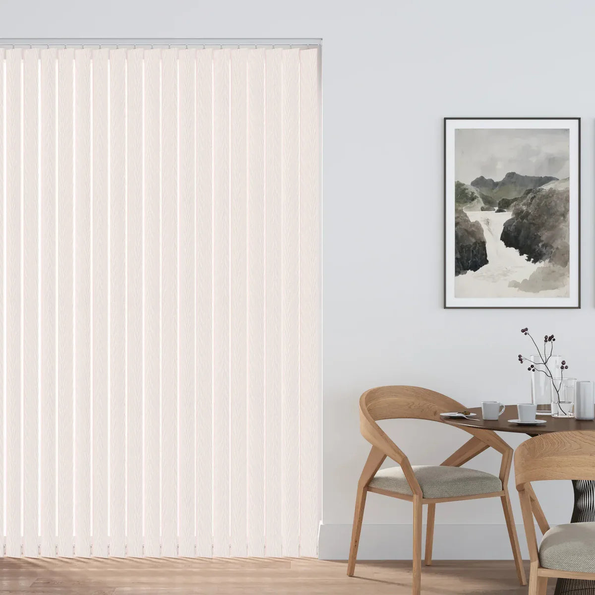 Feather Weave Chantilly - 89mm Vertical Blind Slats