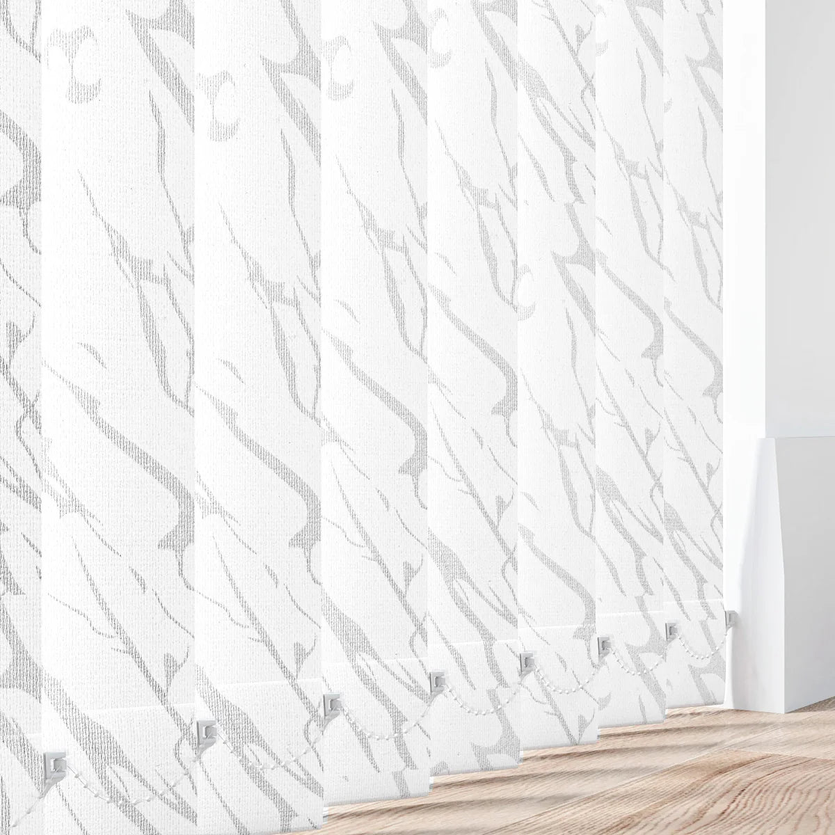Fiesta White - 89mm Vertical Blind Slats