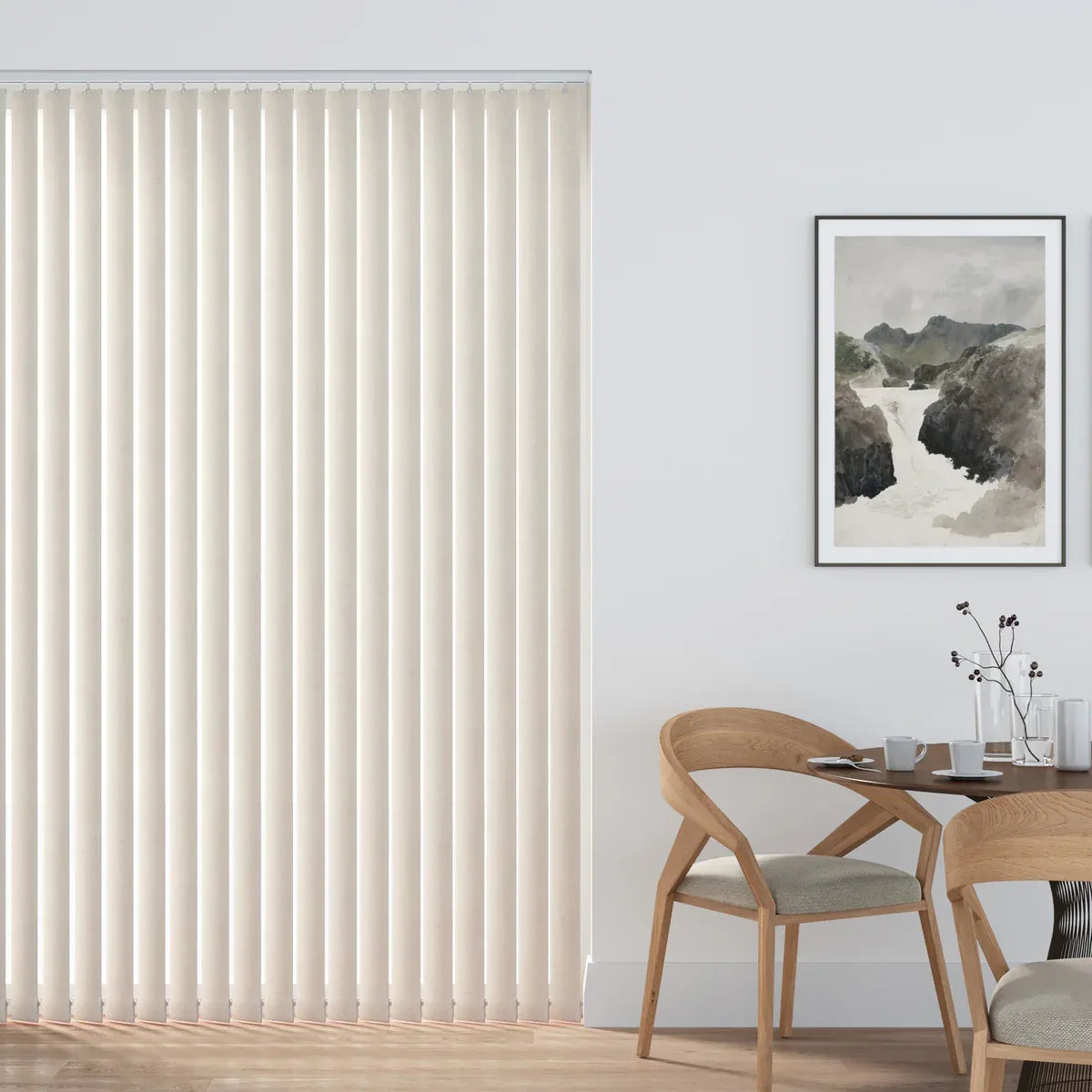 Gravity Cream - 89mm Vertical Blind Slats