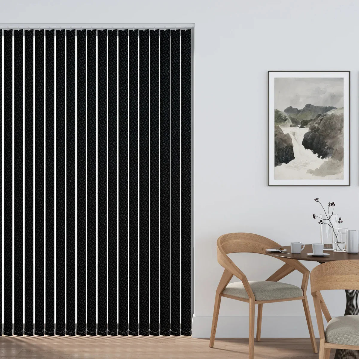 Gravity Black - 89mm Vertical Blind Slats