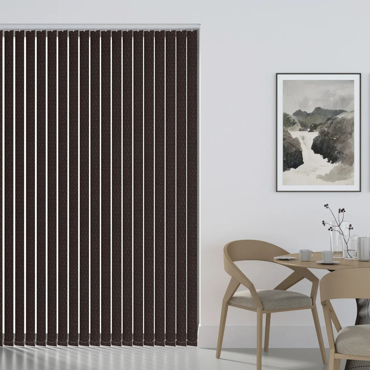 Gravity Brown - 89mm Vertical Blind Slats