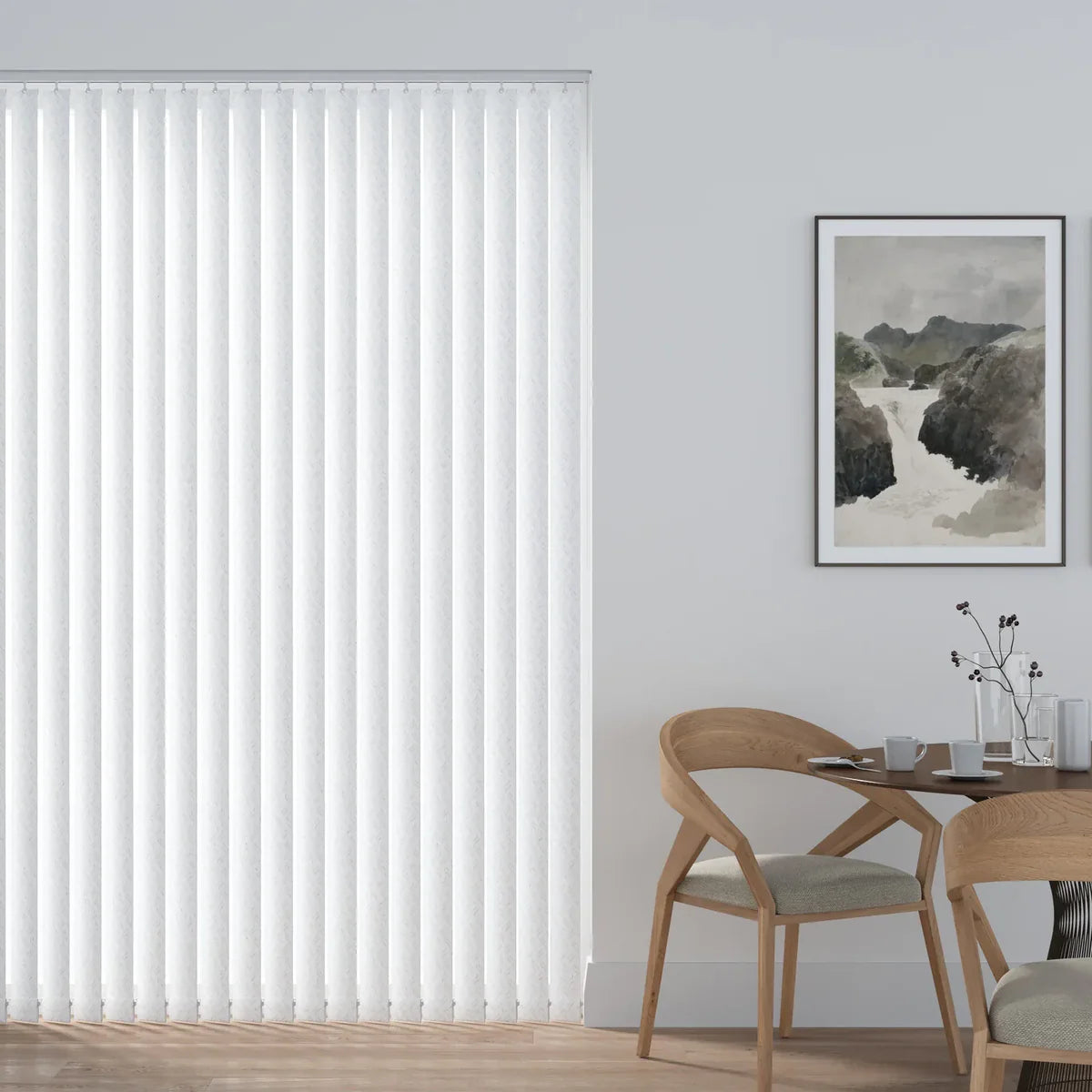 Gravity White - 89mm Vertical Blind Slats