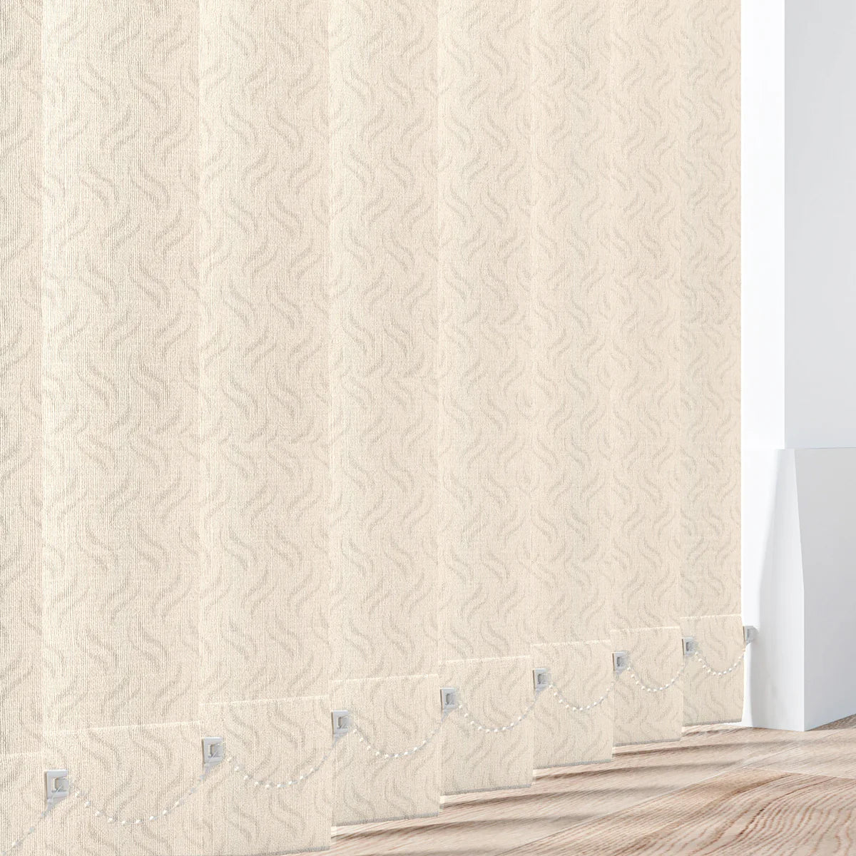 Gravity Cream - 89mm Vertical Blind Slats