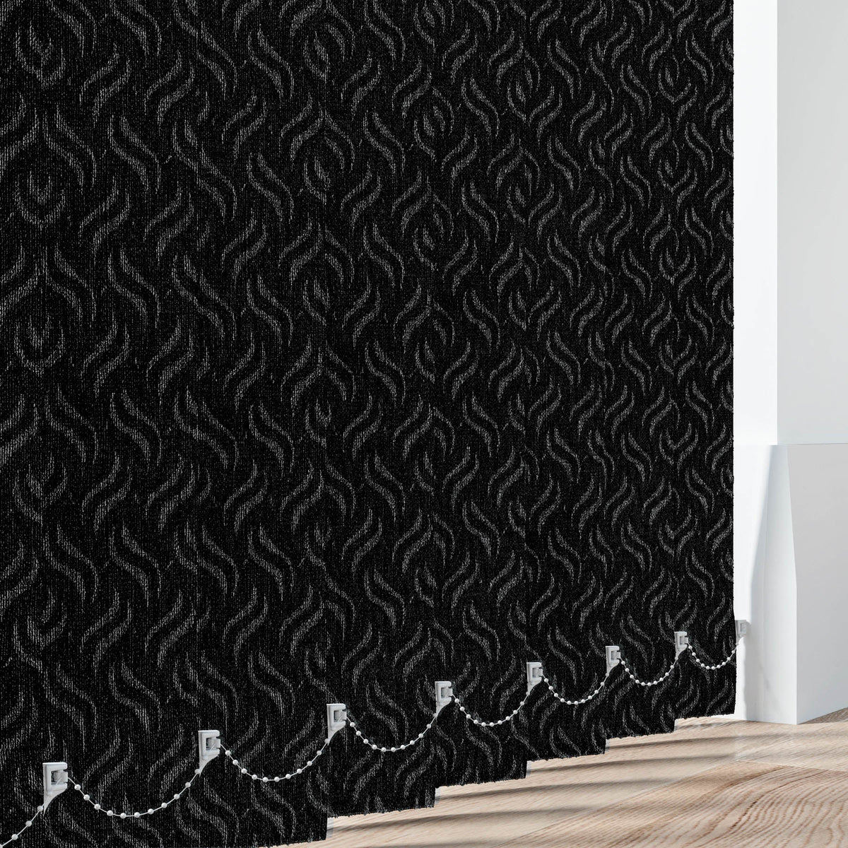 Gravity Black - 89mm Vertical Blind Slats