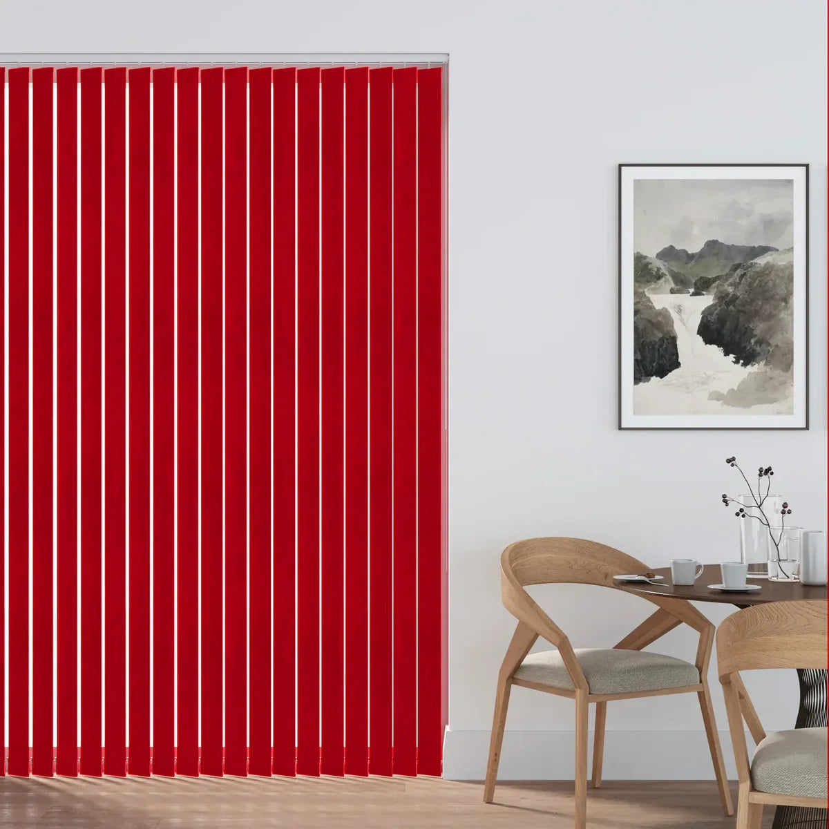 Hambrook Red - 89mm Vertical Blind Slats