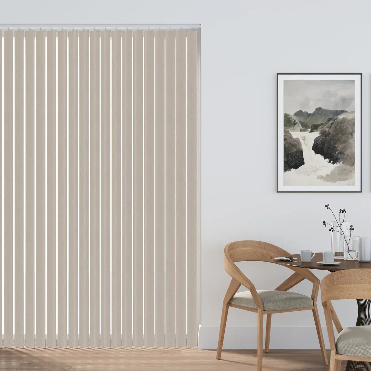 Jaguar White - 89mm Vertical Blind Slats