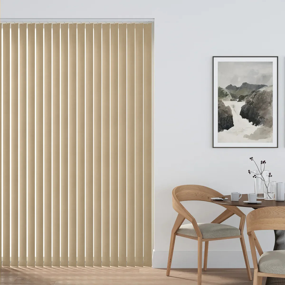 Lyon Beige - 89mm Vertical Blind Slats