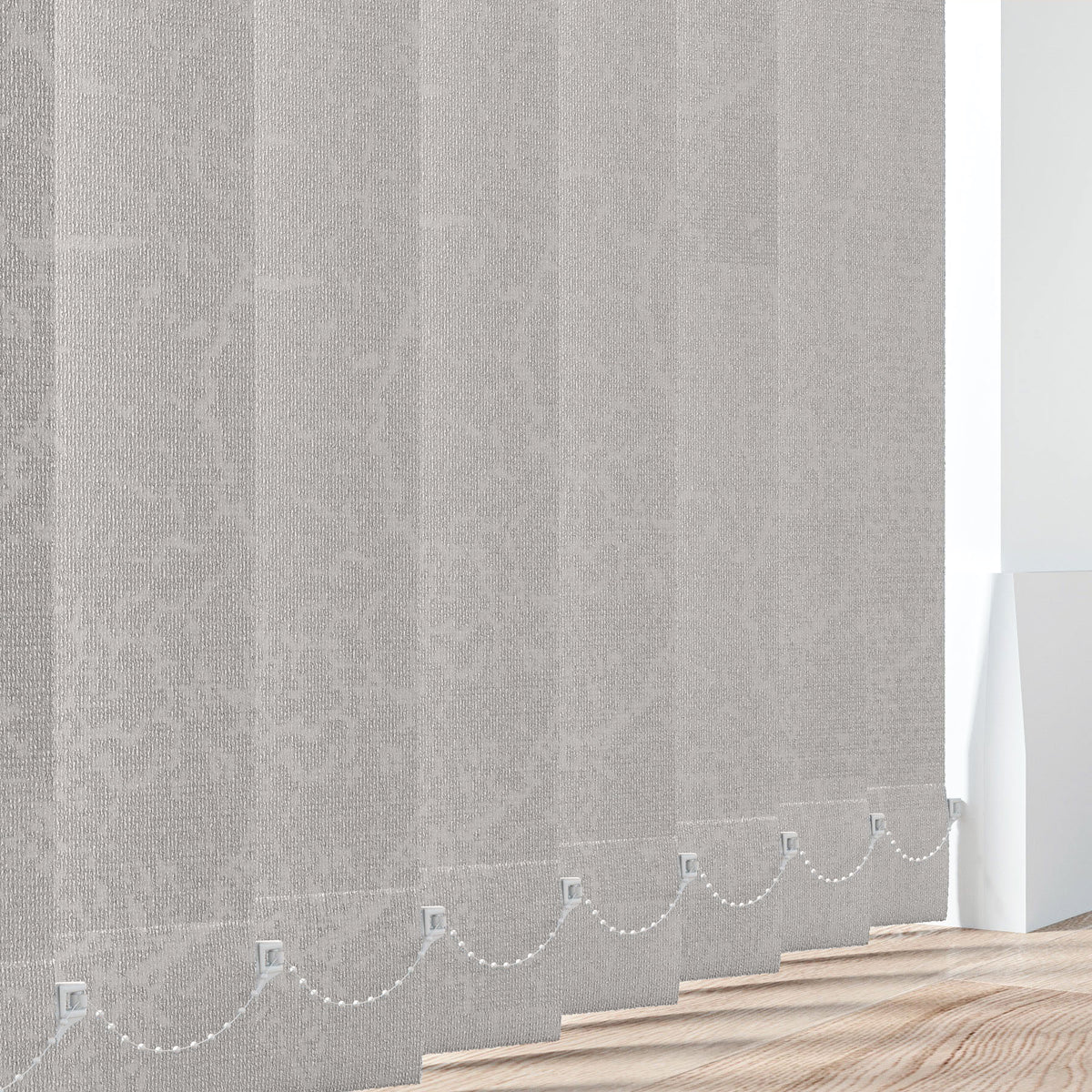 Lahore Silver - 89mm Vertical Blind Slats