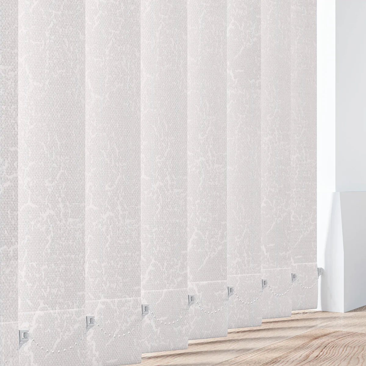 Lahore White - 89mm Vertical Blind Slats