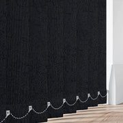 Lyon Black - 89mm Vertical Blind Slats