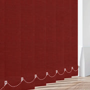 Lyon Red - 89mm Vertical Blind Slats