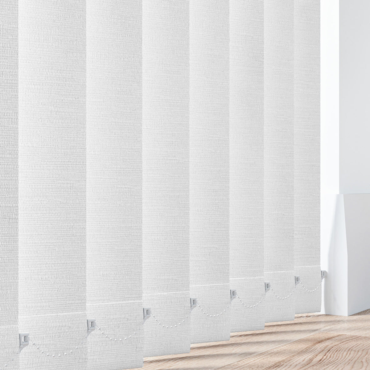 Lyon White - 89mm Vertical Blind Slats