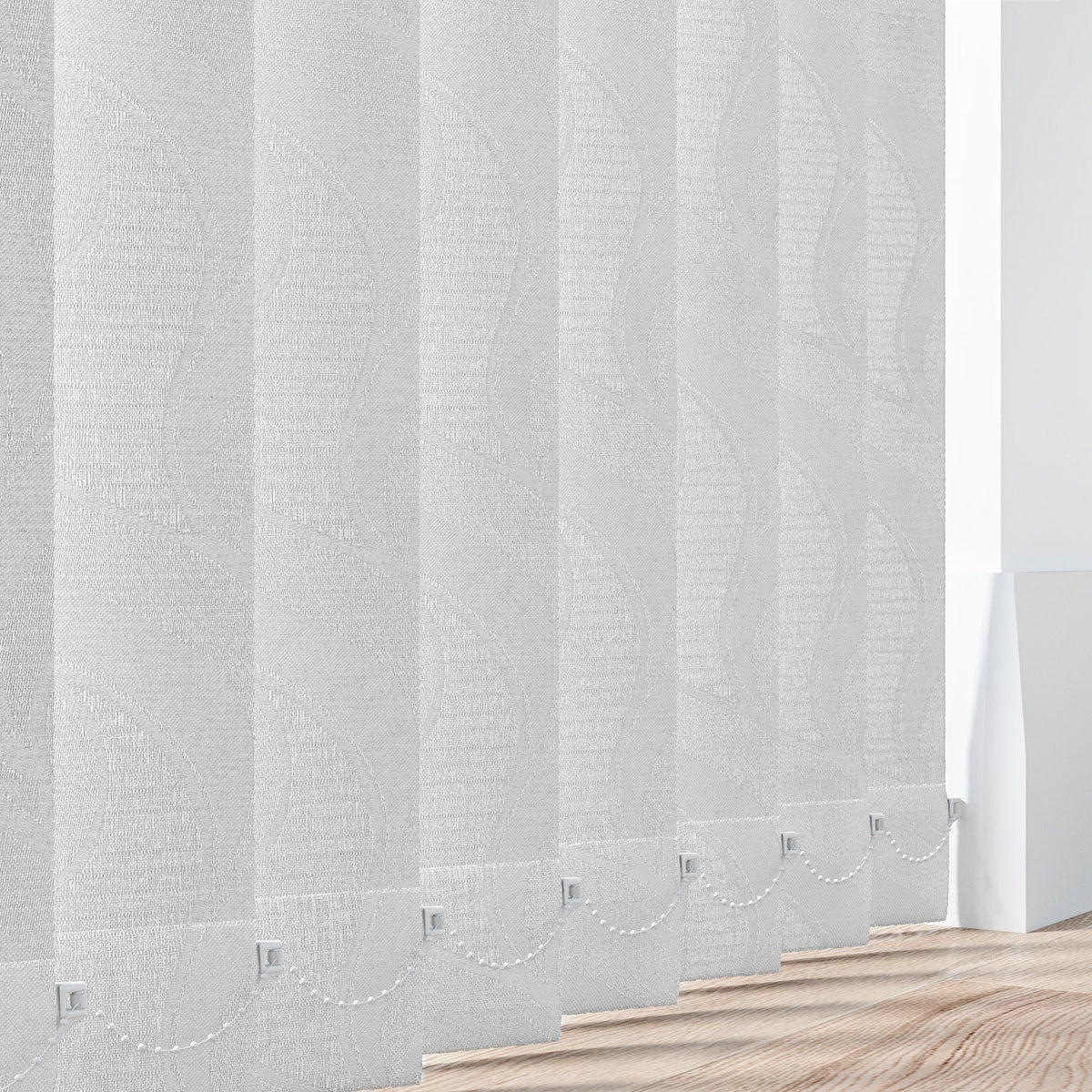 Milton White - 89mm Vertical Blind Slats