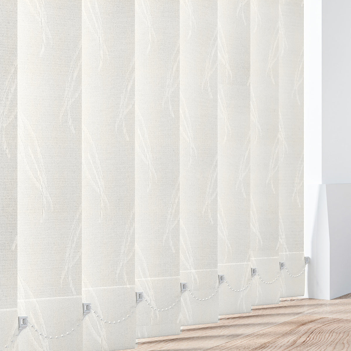 Narcissus White - 89mm Vertical Blind Slats