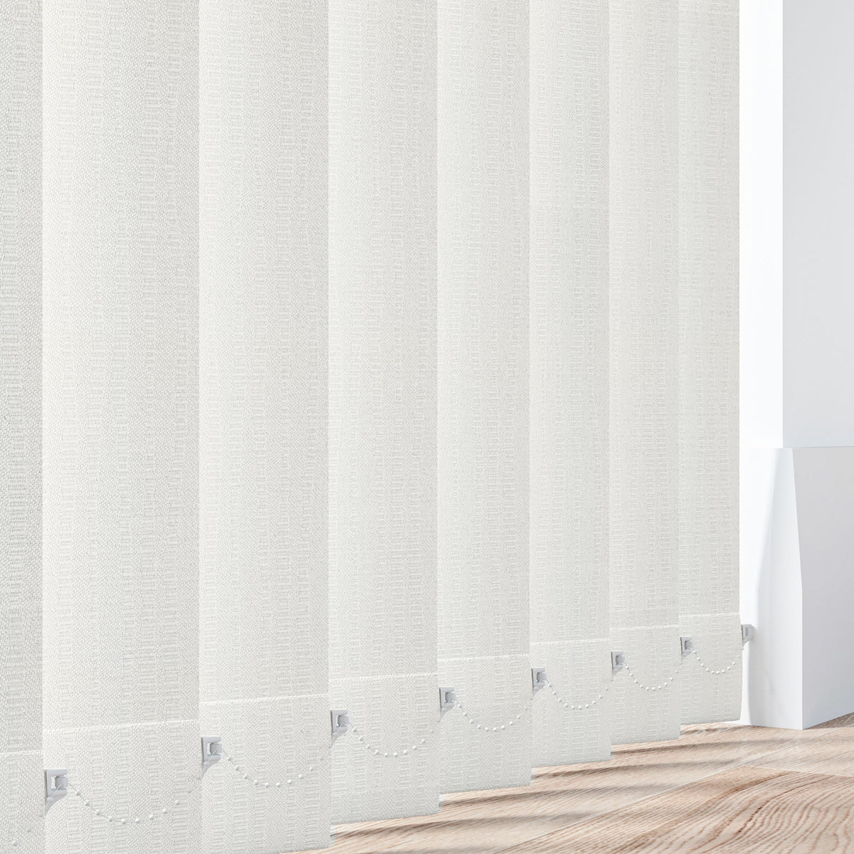 Opera White - 89mm Vertical Blind Slats