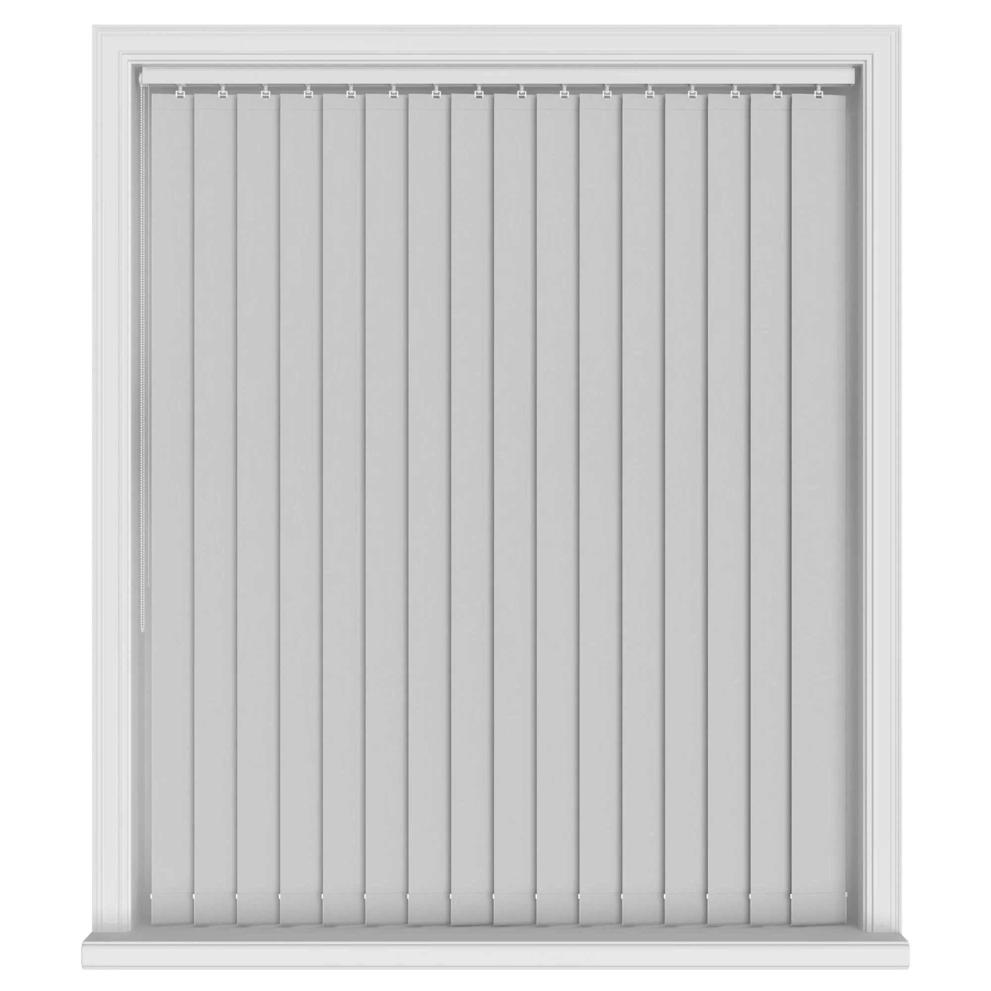 Aqualush Grey - 89mm Vertical Blind Slats