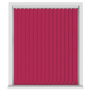 Aqualush Red PVC Vertical Blind - Made to Measure