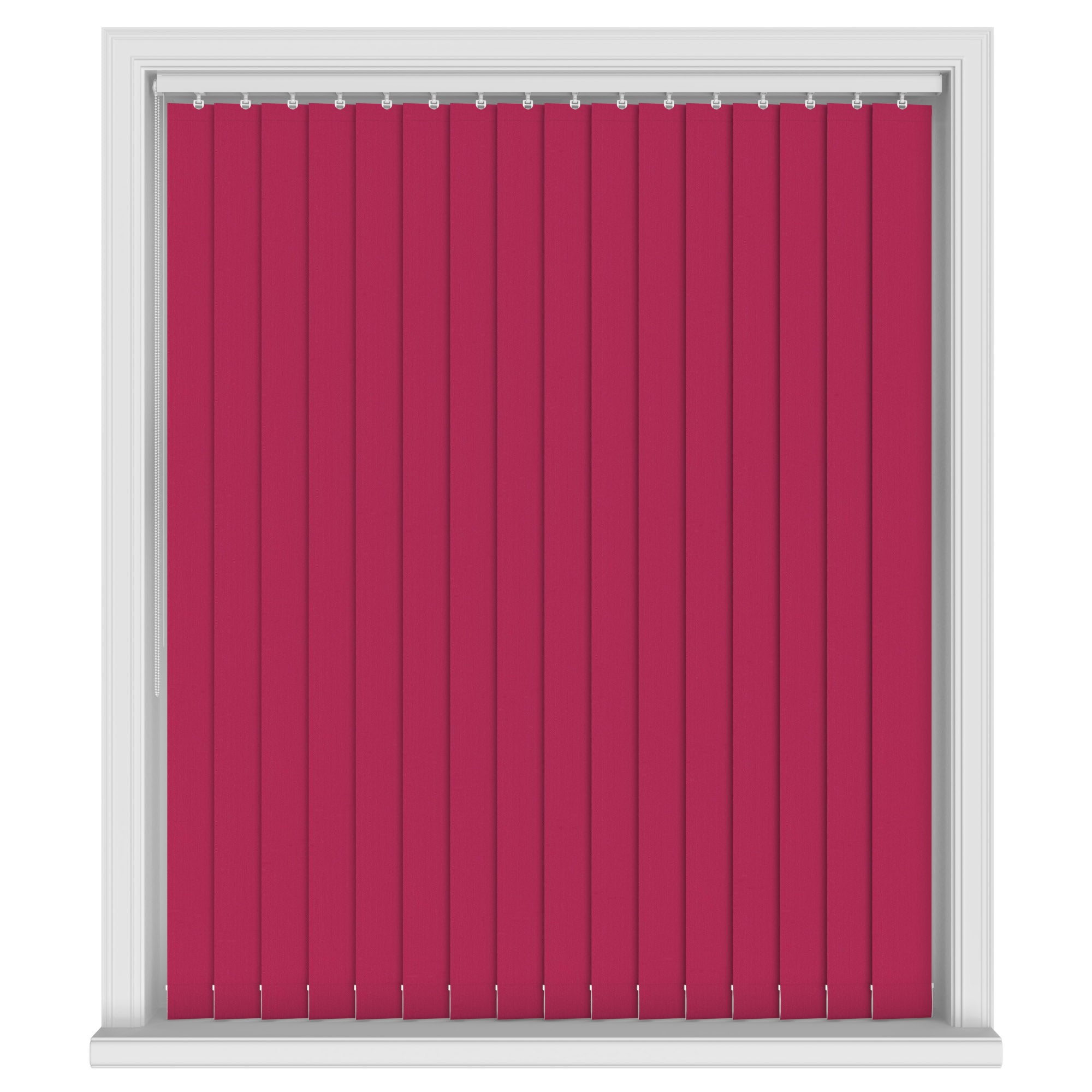 Aqualush Red - 89mm Vertical Blind Slats