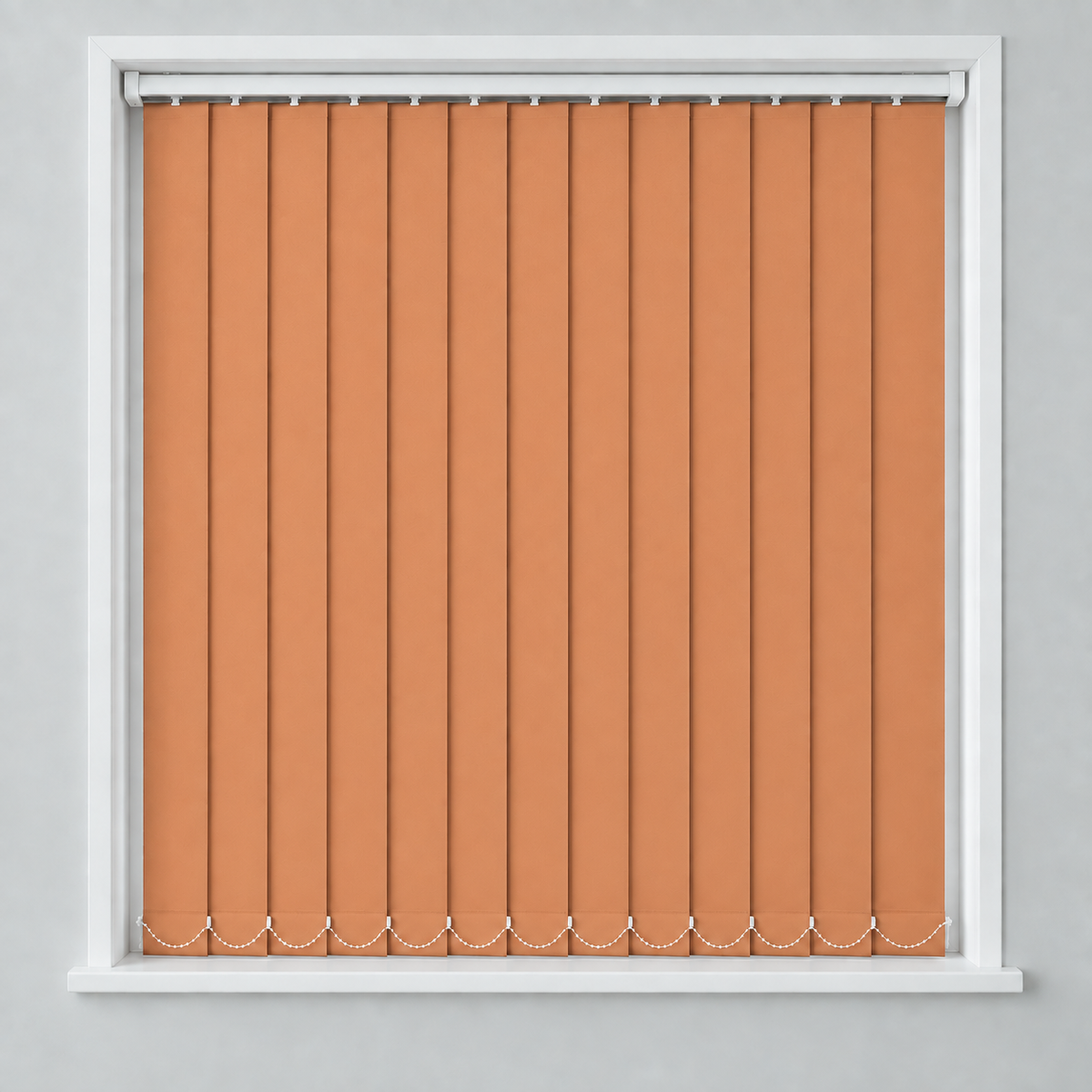 Signature Blackout Orange 89mm Replacement Vertical Blind Slats