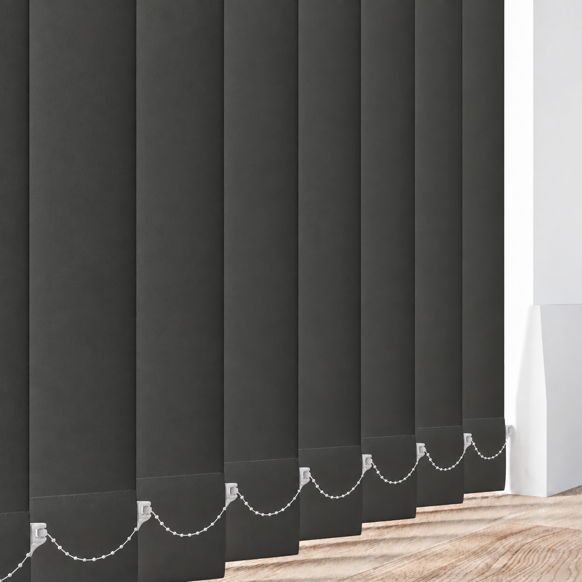 Signature Blackout Black 89mm Replacement Vertical Blind Slats