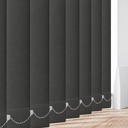 Signature Blackout Black 89mm Replacement Vertical Blind Slats