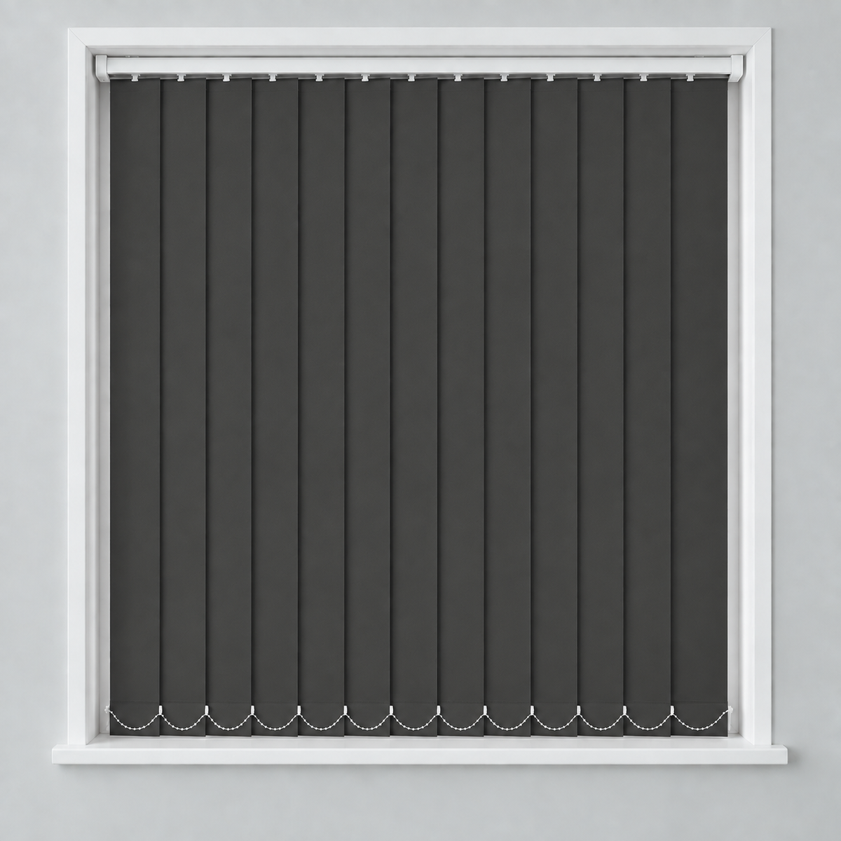 Signature Blackout Black 89mm Replacement Vertical Blind Slats