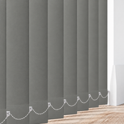 Signature Blackout Dark Grey 89mm Replacement Vertical Blind Slats